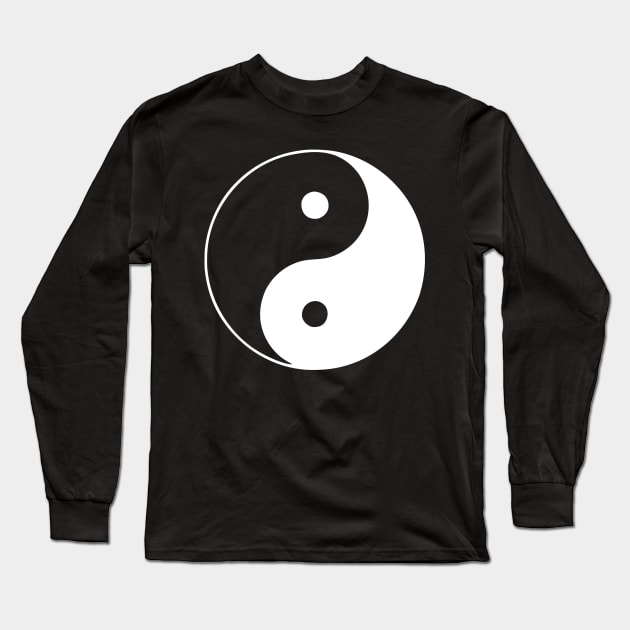 Yin Yang Long Sleeve T-Shirt by Designzz